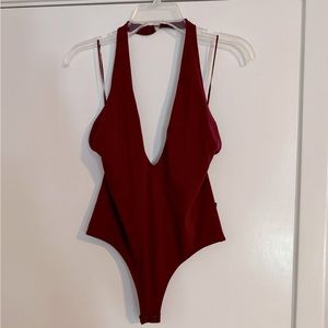 NWT- halter body suit